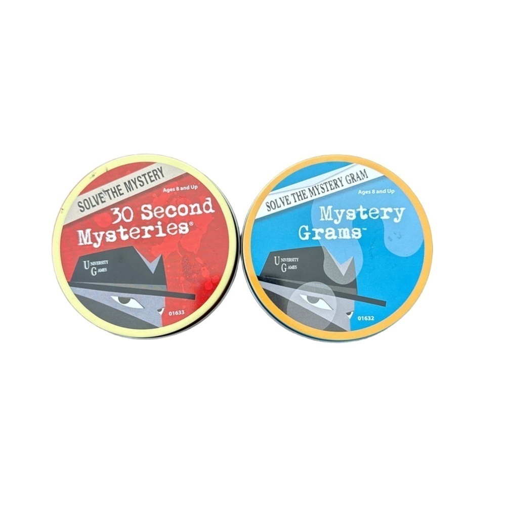 Mystery Grams Games Set of 2.  Solve the Mystery